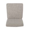 Contemporary Dining Chair With Upholstered Seating - Light Gray - Image 9