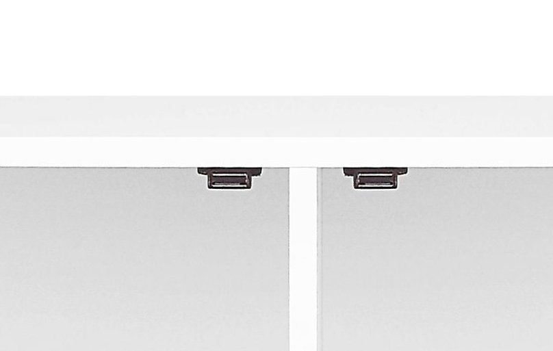 Gaines - High Gloss Accent Cabinet - White - Image 8