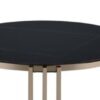 Abisha - Sintered Stone Top & Champagne End Table - Black - Image 5