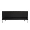 Contemporary Sofa Bed With Armrest 2 Holders - Dark Brown - Image 8