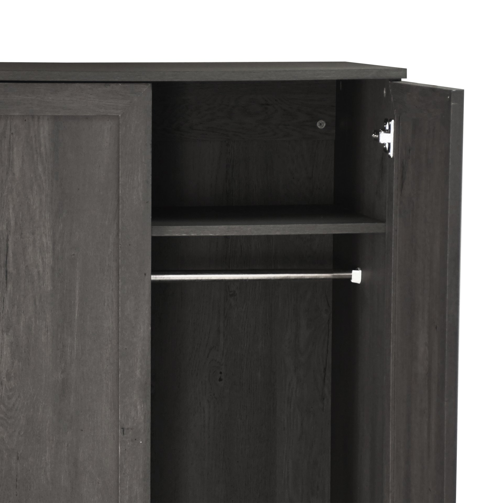 Danbury - Wood Wardrobe - Gray - Image 13