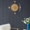 Round Moving Gear Roman Numeral Clock - Multicolor - Image 5