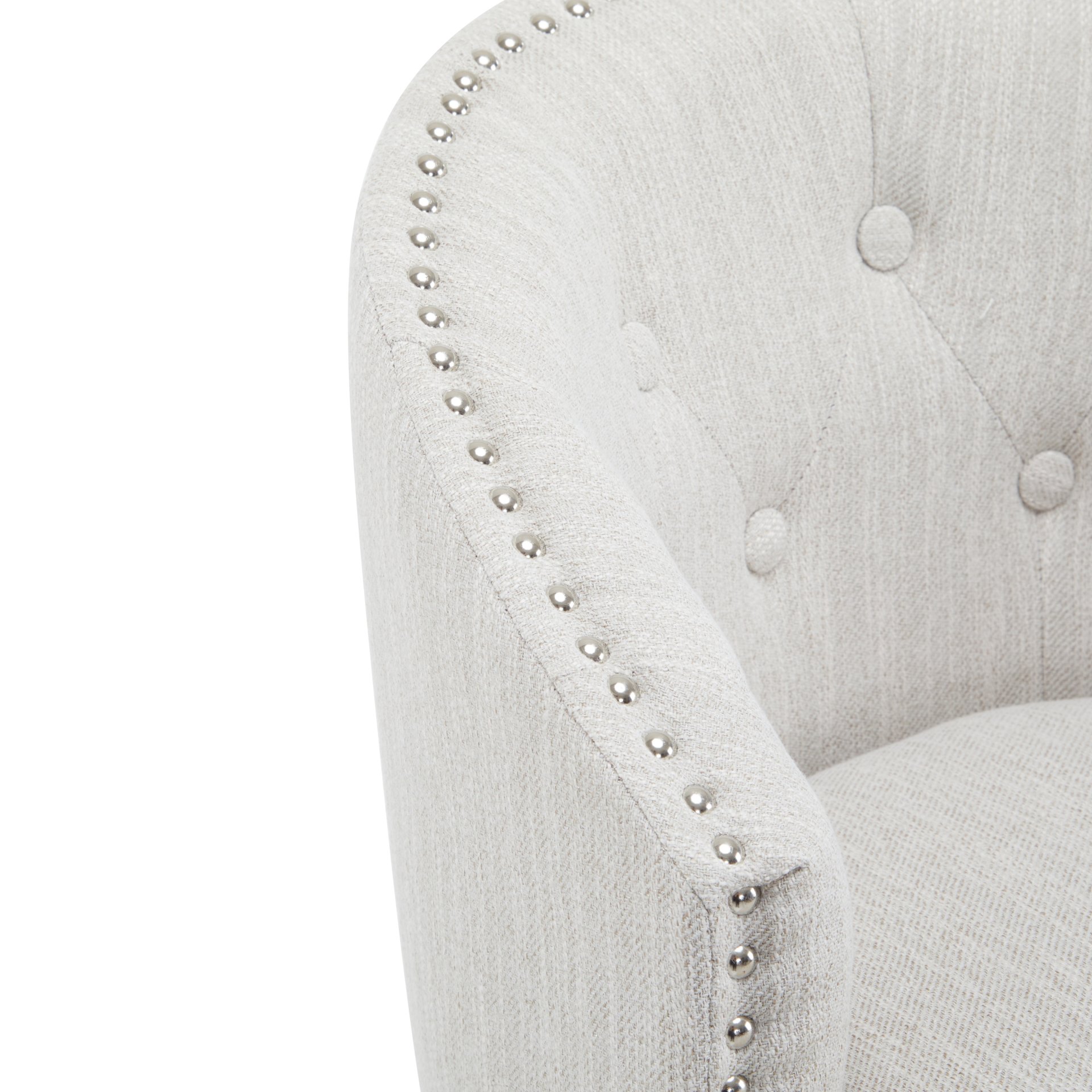 Swivel Counter Stools (Set of 2), Upholstered Counter Height Bar Stools With Solid Rubber Wood Frame, Backrest, Footrest, Armless Barstools For Home Bar, Kitchen Counter - Natural / Beige - Image 19