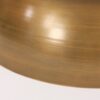 Metal Hammered Coffee Table With Stunning Hourglass Design - Gold - Image 4