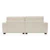 Modern Fabric Sofa With Plush Cushions, Sleek Arm Design, Solid Wood Frame - Beige - Image 7