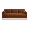 Knox - Modern Farmhouse Sofa - Burnt Orange - Image 11
