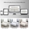 Free Combination Modular Convertible Sectional Sofa Bed Set, 4 Seat Upholstered Sleeper Corner Couch, Deep Seat Loveseat With Ottoman - White - Image 20