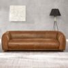 Marlon - Luxury Italian Leather Sofa - Brown / Rustic - Image 2