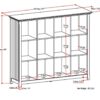 Acadian - 12 Cube Storage - Black - Image 6