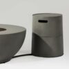 Steel Propane Tank Cover Round Tank Holder Hide Away Side Table - Gray - Image 7
