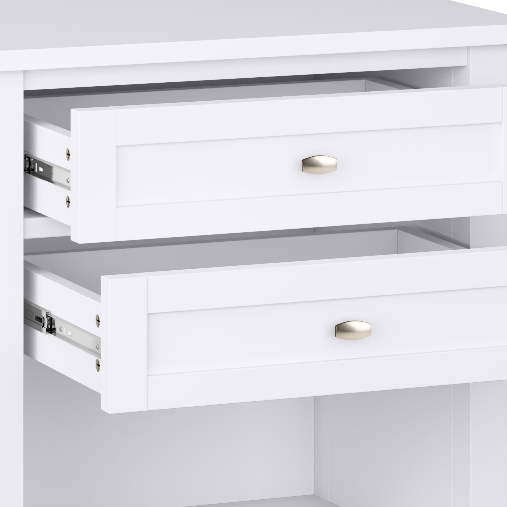 Warm Shaker - Bedside Table - White - Image 4