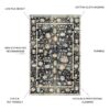 Fenix - Accent Rug - Black / Gray - Image 4