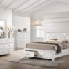 3 Drawer Nightstand With USB - White - Image 4