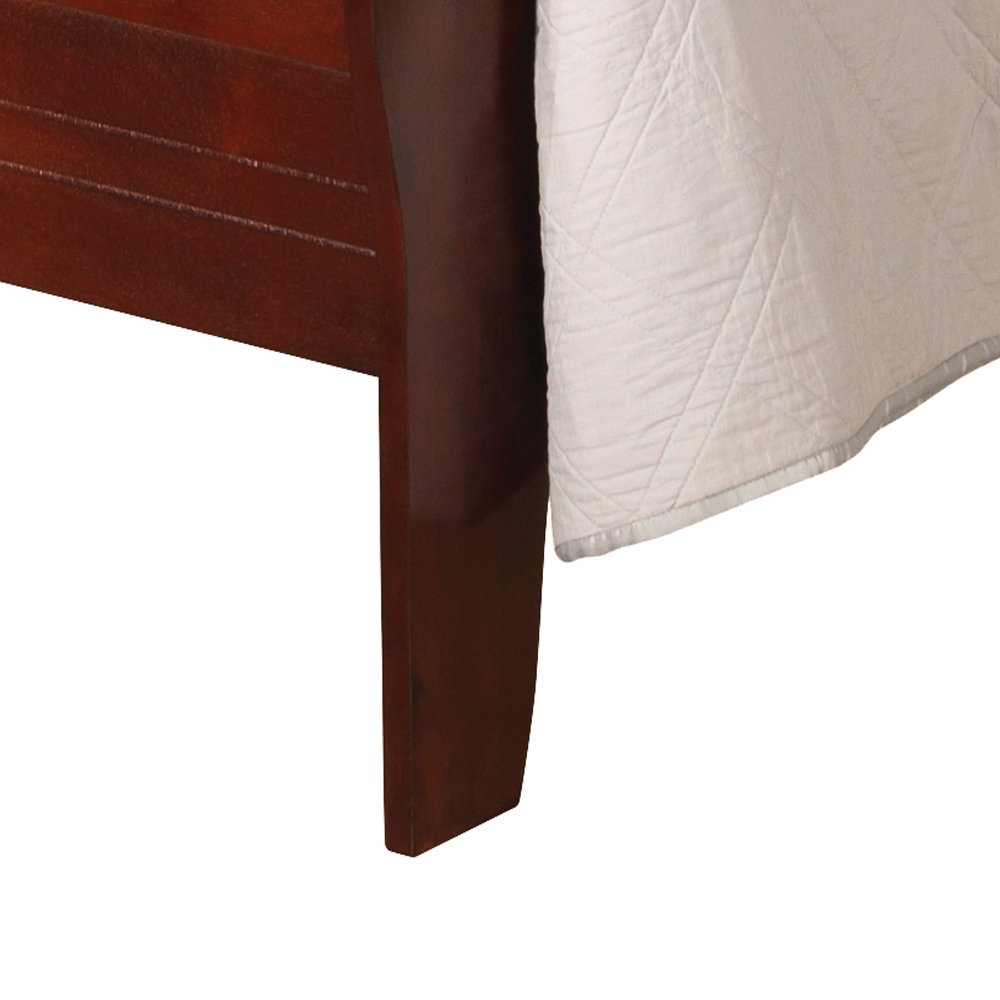 Queen Bed Frame Elegant - Cherry - Image 3