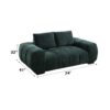 Ferrand - 2 Pieces Green Living Room Sofa & Loveseat Set - Green - Image 11