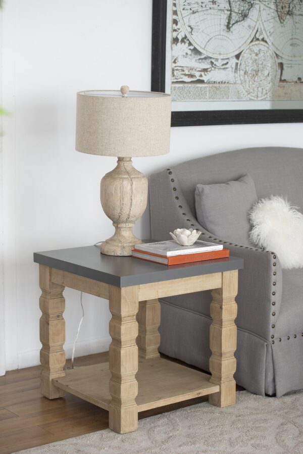 Side Table - Brown Gray