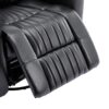 270 Degree Power Swivel Recliner Home Theater Chair With Hidden Arm Storage, LED Light, Cup Holder, And Tray Table - Black - Image 26