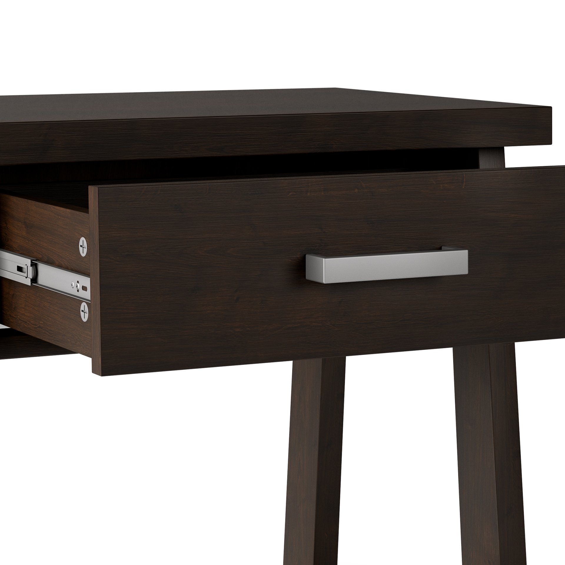 Sawhorse - Bedside Table - Dark Chestnut Brown - Image 3