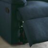 Arcadia - Woven Motion Recliner - Blue - Image 6
