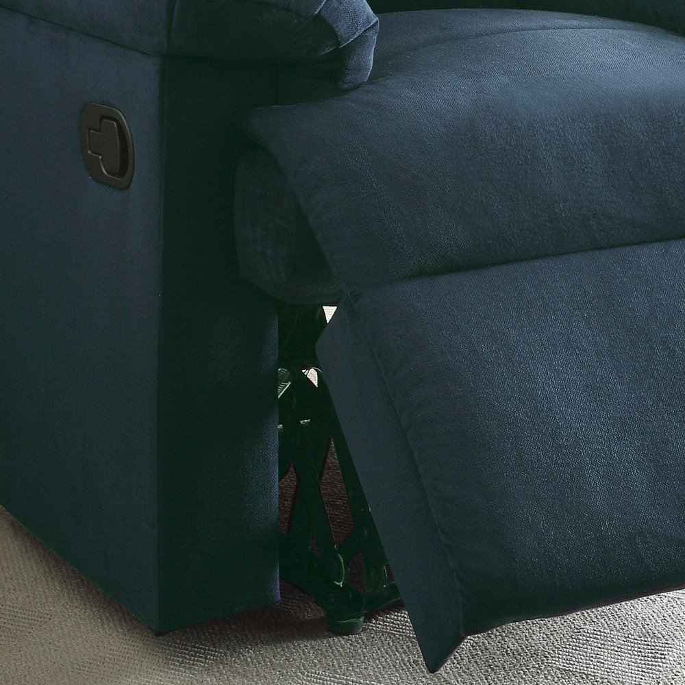 Arcadia - Woven Motion Recliner - Blue - Image 6
