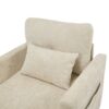 Multifunctional Lazy Person Sofa Recliner With Storage, Cell Phone Bracket Chenille - Beige - Image 20