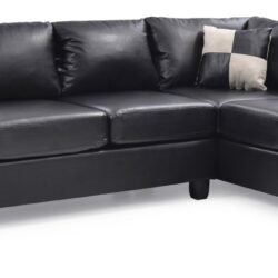 Malone - Sectional - Black