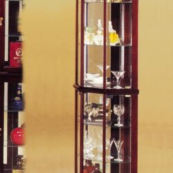 Huxley - Curio Cabinet (Corner) - Cherry