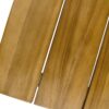 Outdoor Bar Table With Wood Tabletop And Iron Hairpin Legs - Black / Teak - Image 8