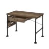 Endang - Writing Desk - Weathered Oak / Black - Image 4