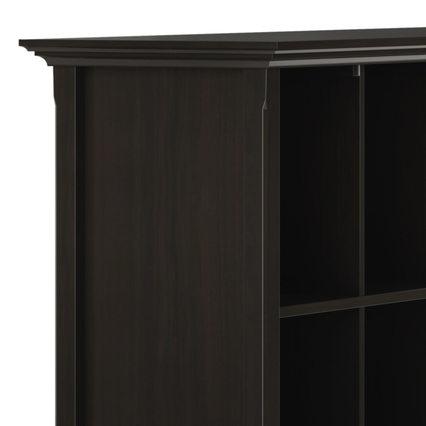 Amherst - 12 Cube Storage Bookcase - Hickory Brown - Image 8