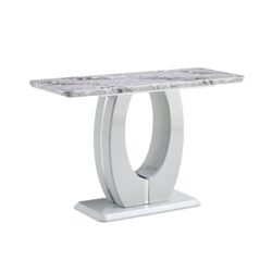 Modern Minimalist Light Rectangular Counter Bar Table For Bedroom Balcony Office - Light Gray