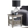 Warm Shaker - End Table - Farmhouse Gray - Image 6