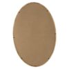 Oval Wall Mirror With Wood Frame, Farmhouse Wood Mirror For Bathroom Entryway Console Lean Against Wall - Brown - Image 9