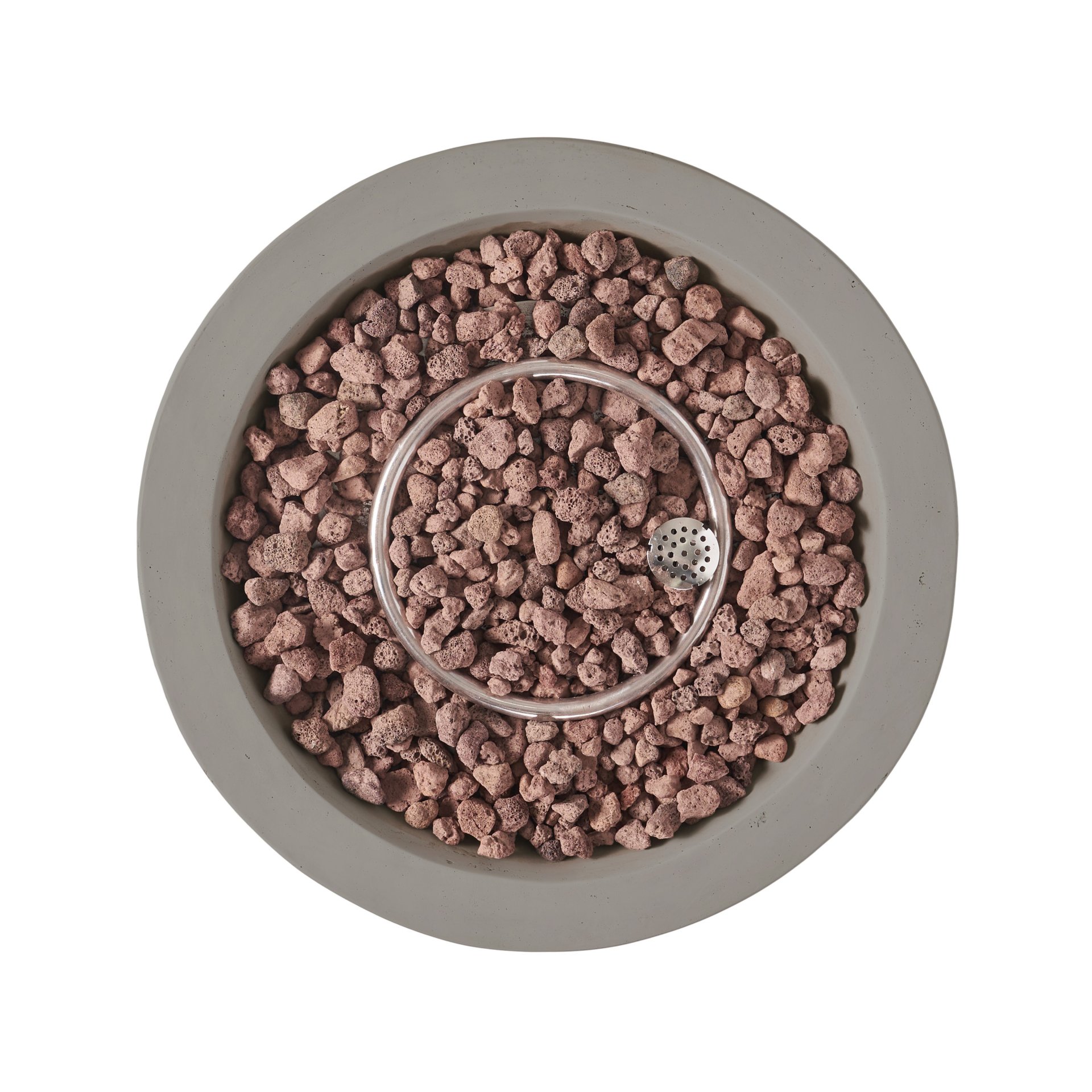 Bowl Shaped Propane Fire Pit 40000 Btu (Tank Cover Not Included) - Light Gray - Image 11