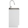 Beckham - Laundry Cabinet With Faucet And Stainless Steel Sink - White - Image 4