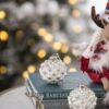 Christmas Ball Ornaments, Decorative Hanging Ball Christmas Tree Ornaments, For Holiday Party Decorations (Set of 12) - White - Image 4