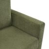 Twin Size Sofa Bed Sleeper Sofa Loveseat With Foldable Mattress, Side Table, USB Ports - Green - Image 17