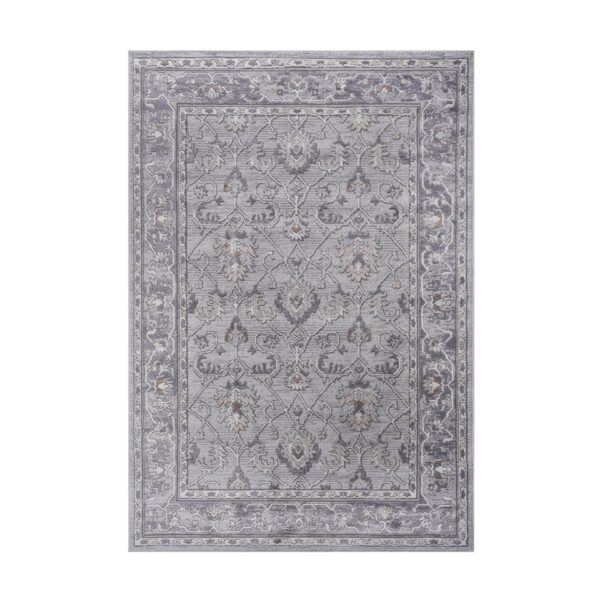 Marfi - 5' X 7' Oriental Area Rug - Ivory / Gray