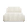 Addison - King Tufted Panel Bed Frame - Cloud White - Image 7