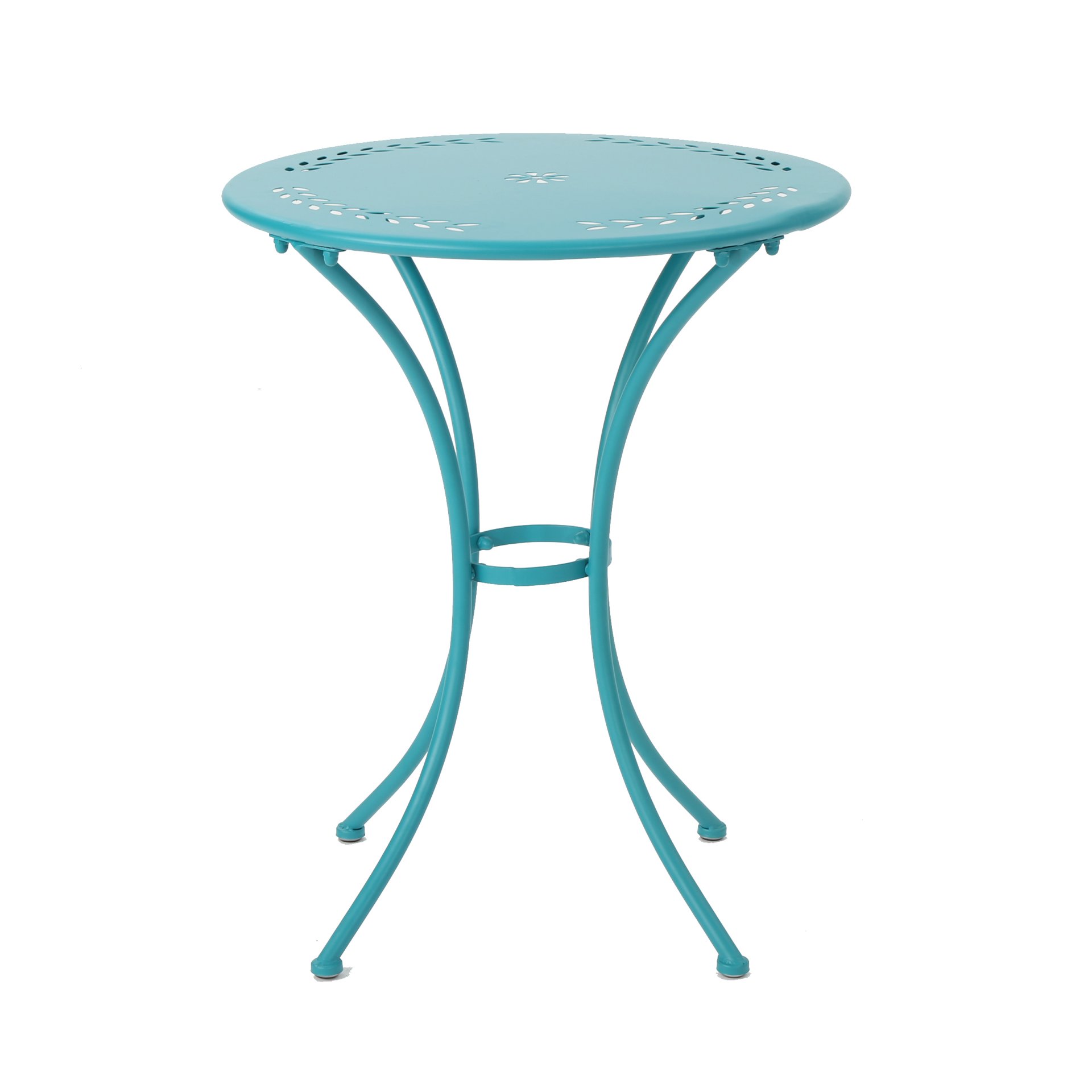 Lourdes - 3 Piece Metal Set - Teal - Image 8