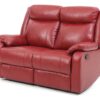 Double Reclining Love Seat - Red - Image 3