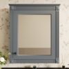 Wall Mounted Bathroom Storage Cabinet With Mirror, Medicine Cabinet With Height Adjustable Shelf, Over The Toilet Space Saver Cabinet - Gray - Image 22