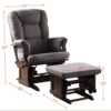 Adeliza - Microfiber Glider Chair With Ottoman - Gray - Image 7