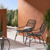 Monsoon Outdoor Accent Chair With Open Weave Design - Gray - Image 4