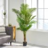 Tropical Artificial Palm Tree - Green - Image 4