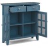 Acadian - Entryway Storage Cabinet - Distressed Coastal Blue - Image 4