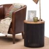 Demy - Accent Table - Natural / Black - Image 8
