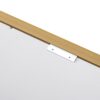LED Bathroom Beveled Mirror, 3000 - 6000K Gradient Front And Backlit LED Mirror For Bathroom, 3 Colors Dimmable, Ip54 Enhanced Anti - Fog, Hanging Plates Wall Mount Lighted Mirror - Gold - Image 8