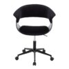 Vintage Mod - Mid-Century Modern Office Chair - Black - Image 5
