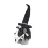 Gnome With 'Boo' Banner, For Halloween Decor - Black White - Image 4
